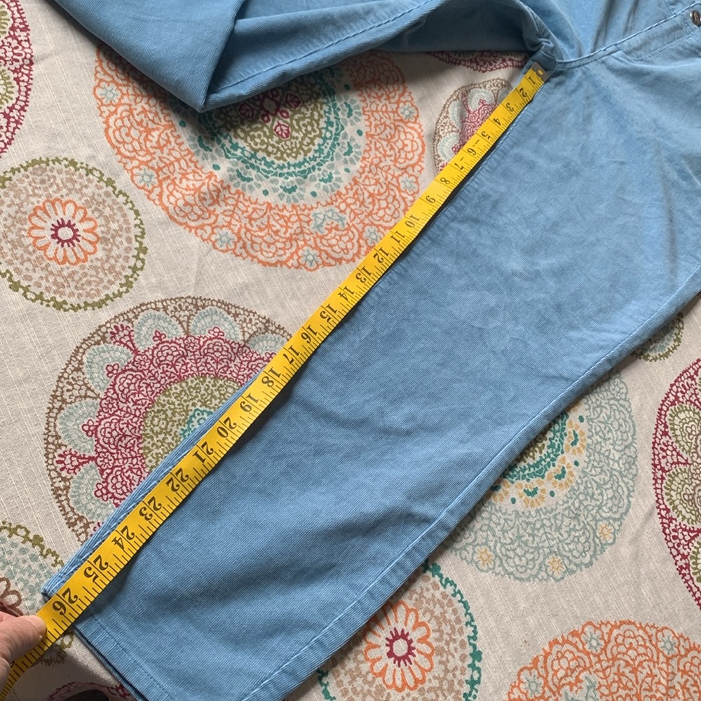 Peter Millar Corduroy Baby Blue Pants 8 EUC - Picture 4 of 9